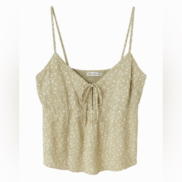Abercrombie & Fitch Tops - NWOT Abercrombie & Fitch Light Green Floral Camisole Size M
